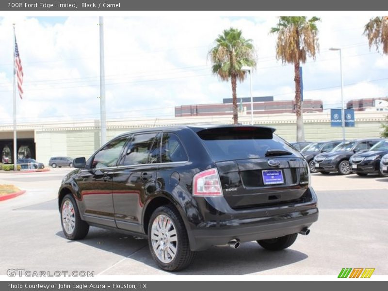 Black / Camel 2008 Ford Edge Limited