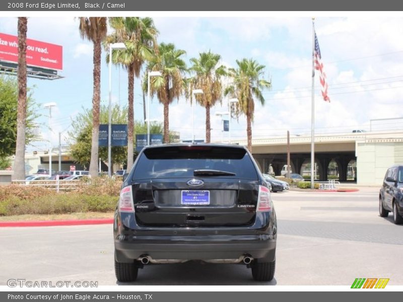 Black / Camel 2008 Ford Edge Limited