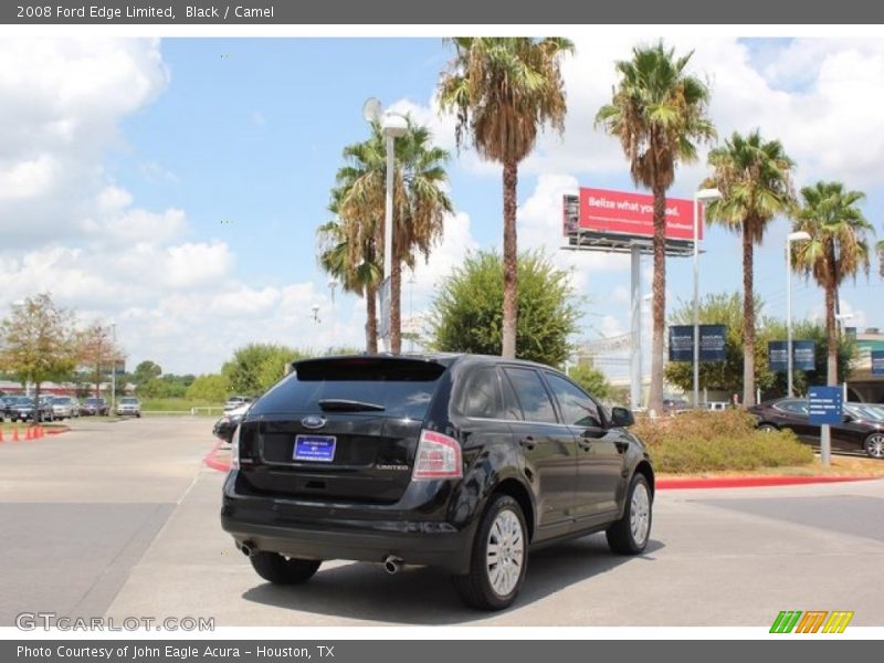 Black / Camel 2008 Ford Edge Limited