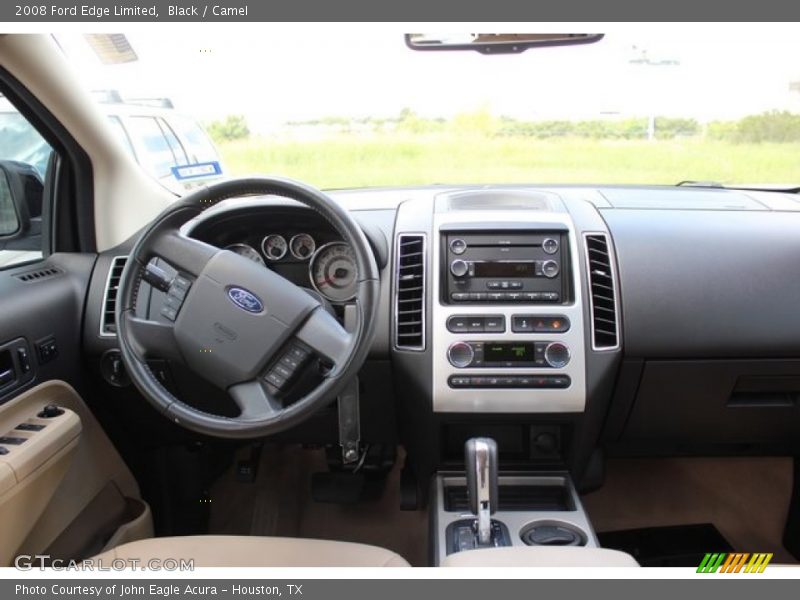 Black / Camel 2008 Ford Edge Limited