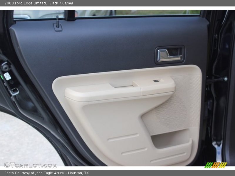 Black / Camel 2008 Ford Edge Limited