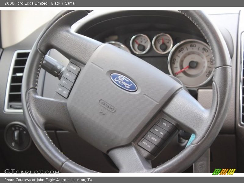 Black / Camel 2008 Ford Edge Limited