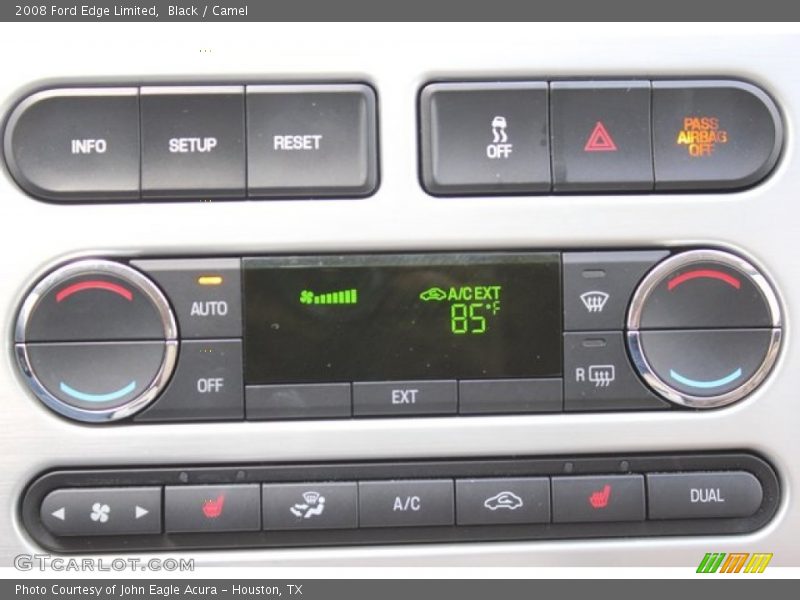 Black / Camel 2008 Ford Edge Limited