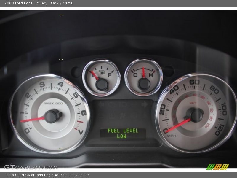 Black / Camel 2008 Ford Edge Limited