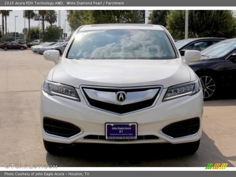 White Diamond Pearl / Parchment 2016 Acura RDX Technology AWD