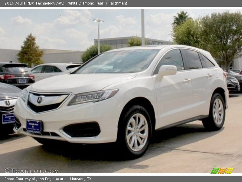 White Diamond Pearl / Parchment 2016 Acura RDX Technology AWD