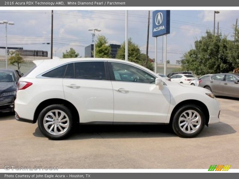 White Diamond Pearl / Parchment 2016 Acura RDX Technology AWD