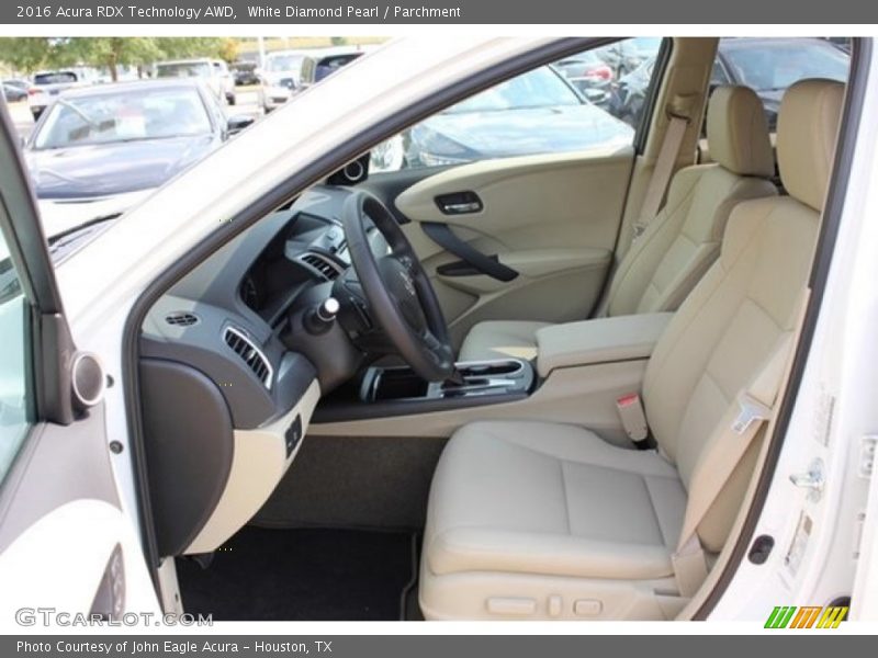 White Diamond Pearl / Parchment 2016 Acura RDX Technology AWD