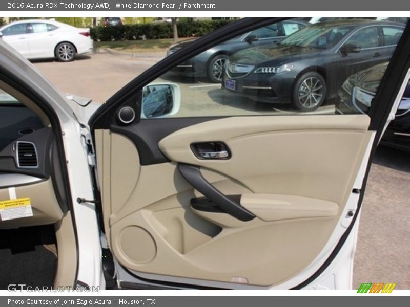White Diamond Pearl / Parchment 2016 Acura RDX Technology AWD