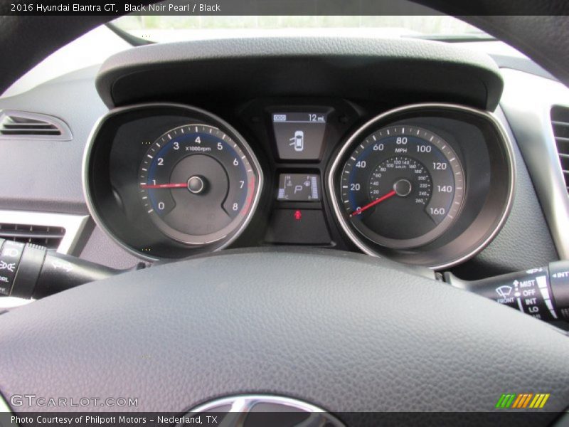Black Noir Pearl / Black 2016 Hyundai Elantra GT