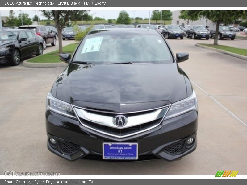 Crystal Black Pearl / Ebony 2016 Acura ILX Technology