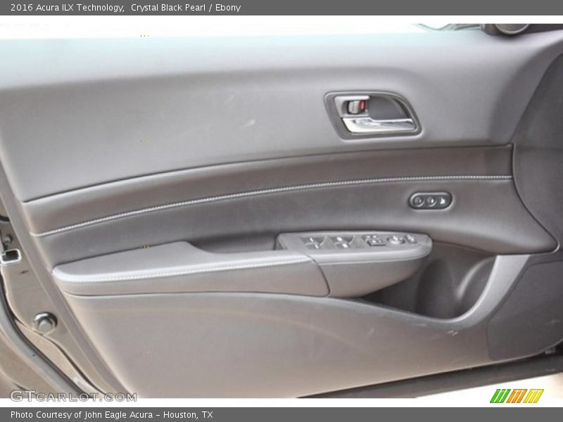 Crystal Black Pearl / Ebony 2016 Acura ILX Technology
