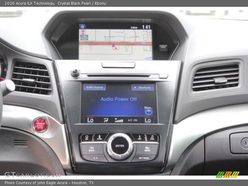 Crystal Black Pearl / Ebony 2016 Acura ILX Technology