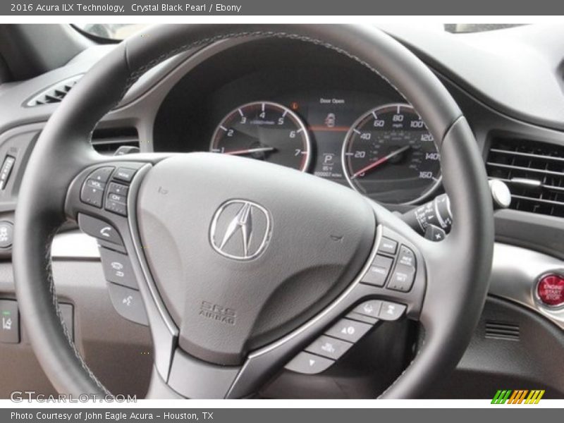 Crystal Black Pearl / Ebony 2016 Acura ILX Technology