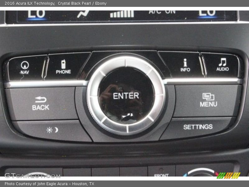 Crystal Black Pearl / Ebony 2016 Acura ILX Technology