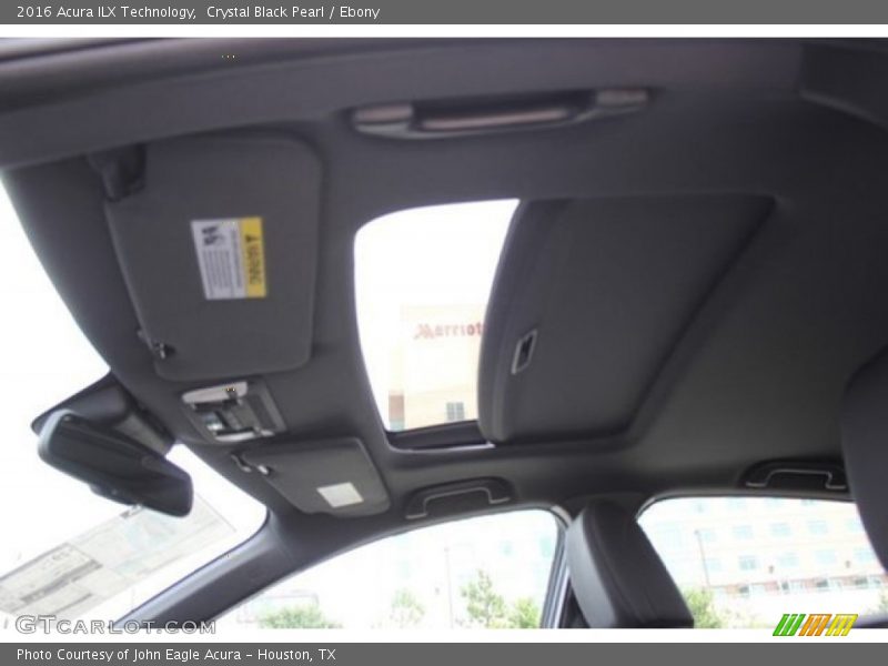 Crystal Black Pearl / Ebony 2016 Acura ILX Technology