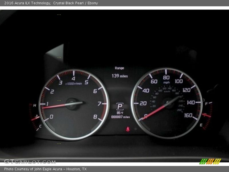 Crystal Black Pearl / Ebony 2016 Acura ILX Technology