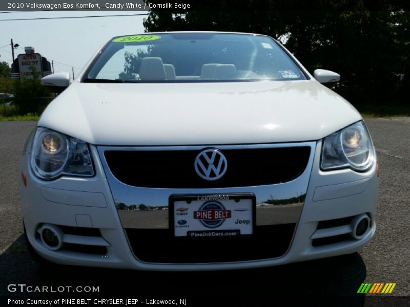 Candy White / Cornsilk Beige 2010 Volkswagen Eos Komfort