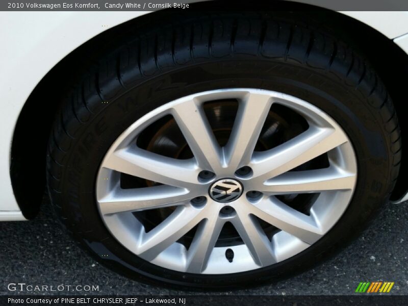 Candy White / Cornsilk Beige 2010 Volkswagen Eos Komfort