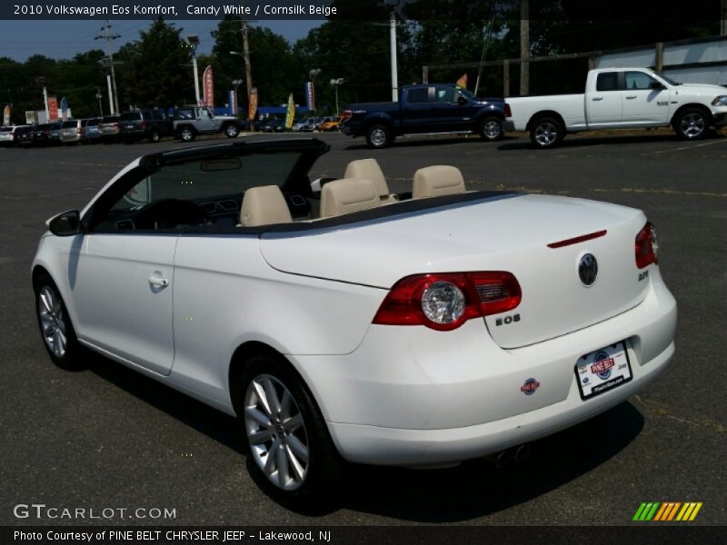 Candy White / Cornsilk Beige 2010 Volkswagen Eos Komfort