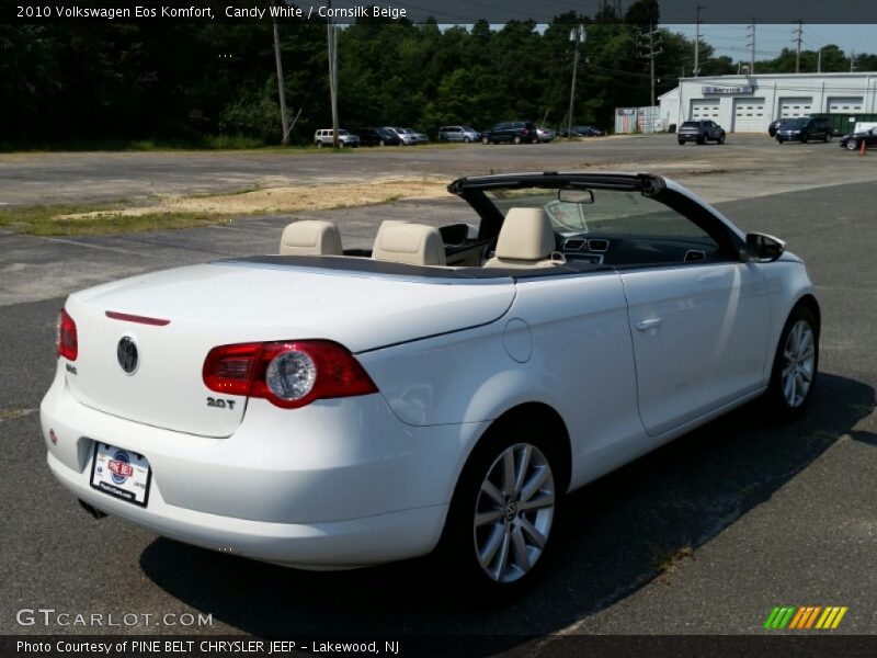 Candy White / Cornsilk Beige 2010 Volkswagen Eos Komfort