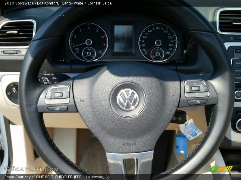 Candy White / Cornsilk Beige 2010 Volkswagen Eos Komfort