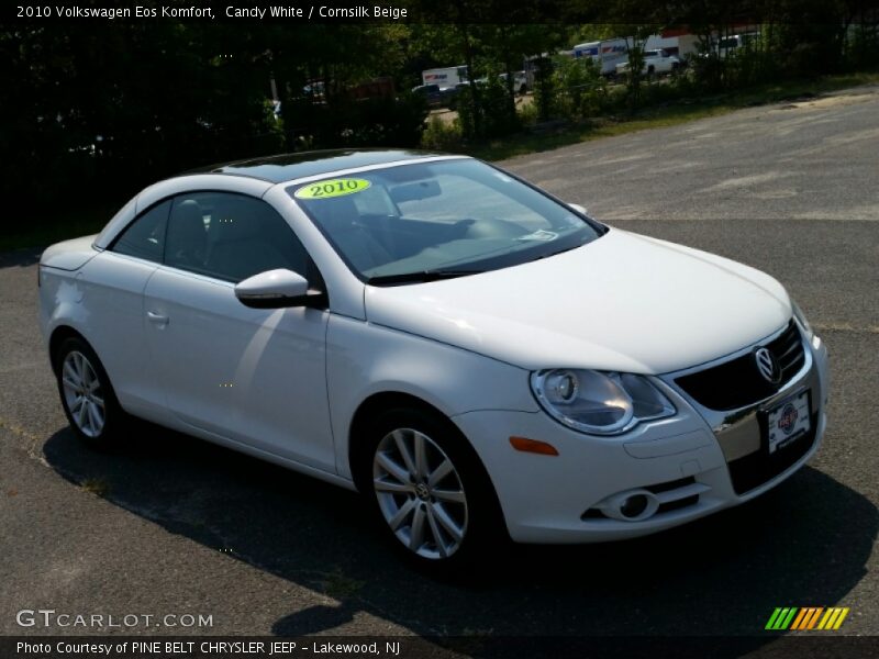 Candy White / Cornsilk Beige 2010 Volkswagen Eos Komfort