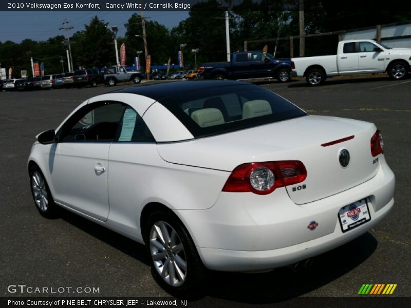 Candy White / Cornsilk Beige 2010 Volkswagen Eos Komfort