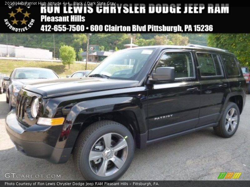 Black / Dark Slate Gray 2016 Jeep Patriot High Altitude 4x4
