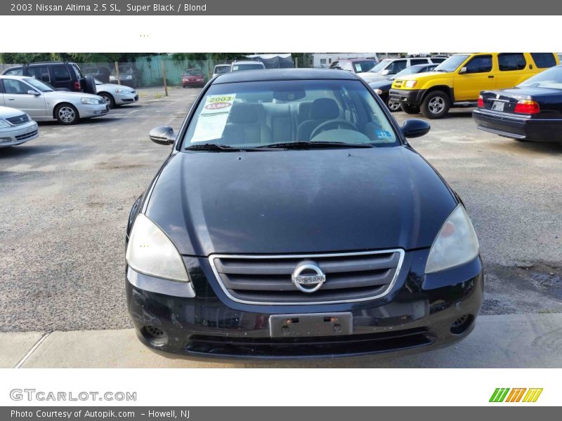 Super Black / Blond 2003 Nissan Altima 2.5 SL