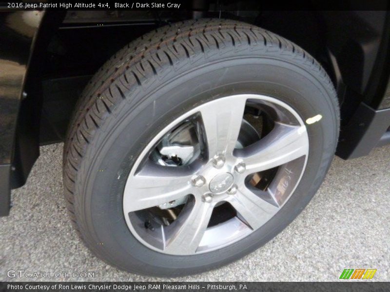 Black / Dark Slate Gray 2016 Jeep Patriot High Altitude 4x4