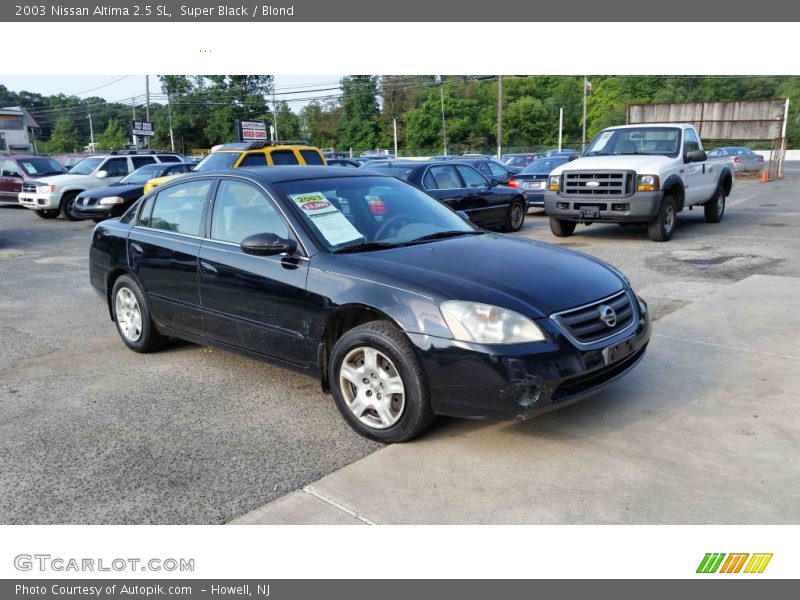 Super Black / Blond 2003 Nissan Altima 2.5 SL