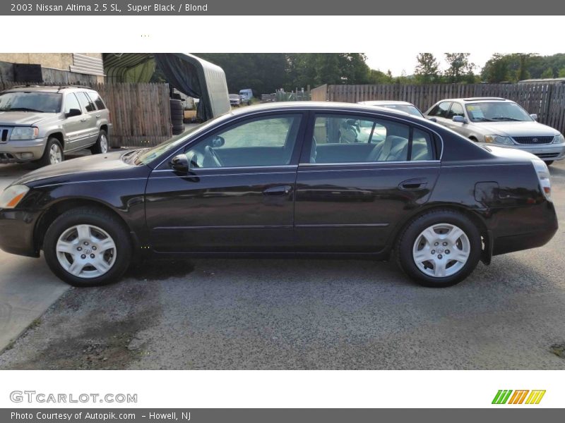 Super Black / Blond 2003 Nissan Altima 2.5 SL