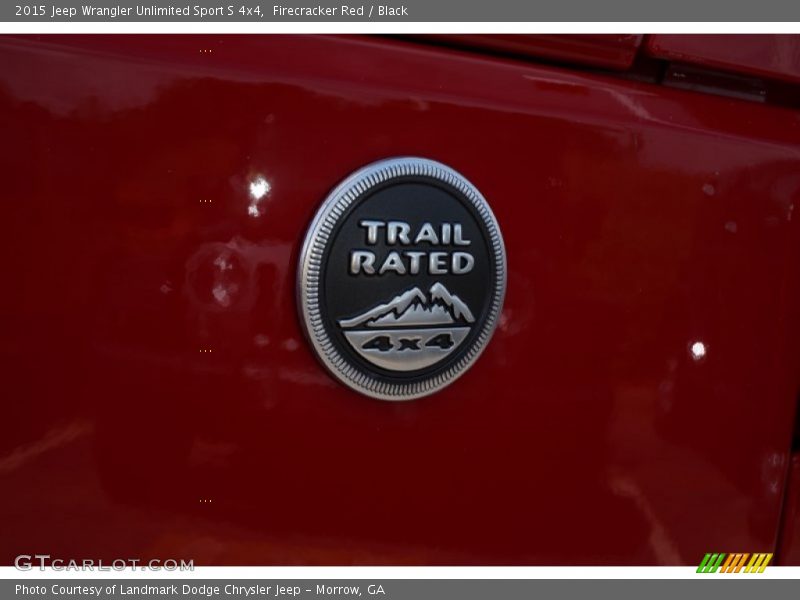 Firecracker Red / Black 2015 Jeep Wrangler Unlimited Sport S 4x4