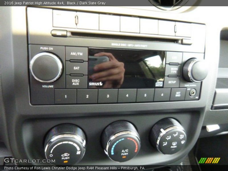 Controls of 2016 Patriot High Altitude 4x4