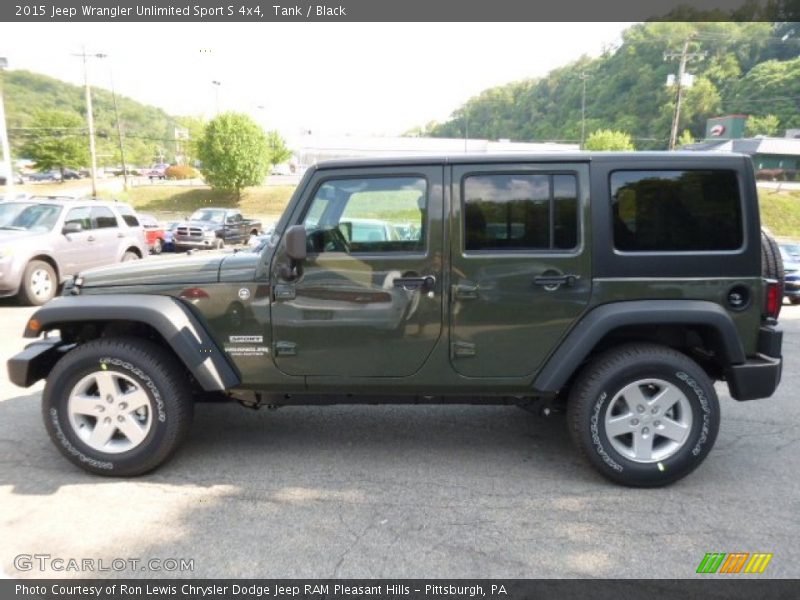 Tank / Black 2015 Jeep Wrangler Unlimited Sport S 4x4