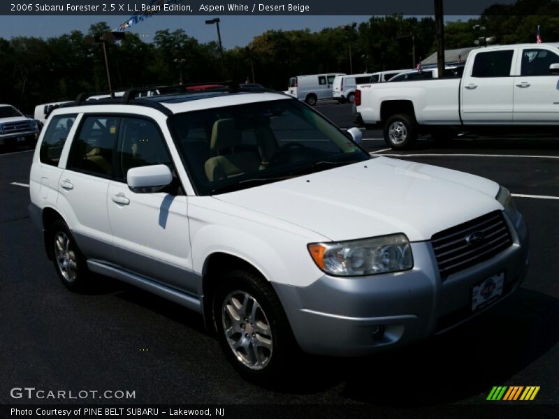 Aspen White / Desert Beige 2006 Subaru Forester 2.5 X L.L.Bean Edition