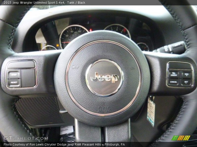 Tank / Black 2015 Jeep Wrangler Unlimited Sport S 4x4