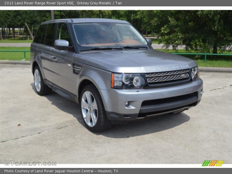 Orkney Grey Metallic / Tan 2013 Land Rover Range Rover Sport HSE