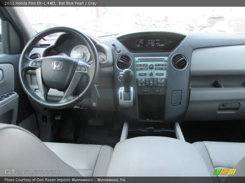 Bali Blue Pearl / Gray 2011 Honda Pilot EX-L 4WD