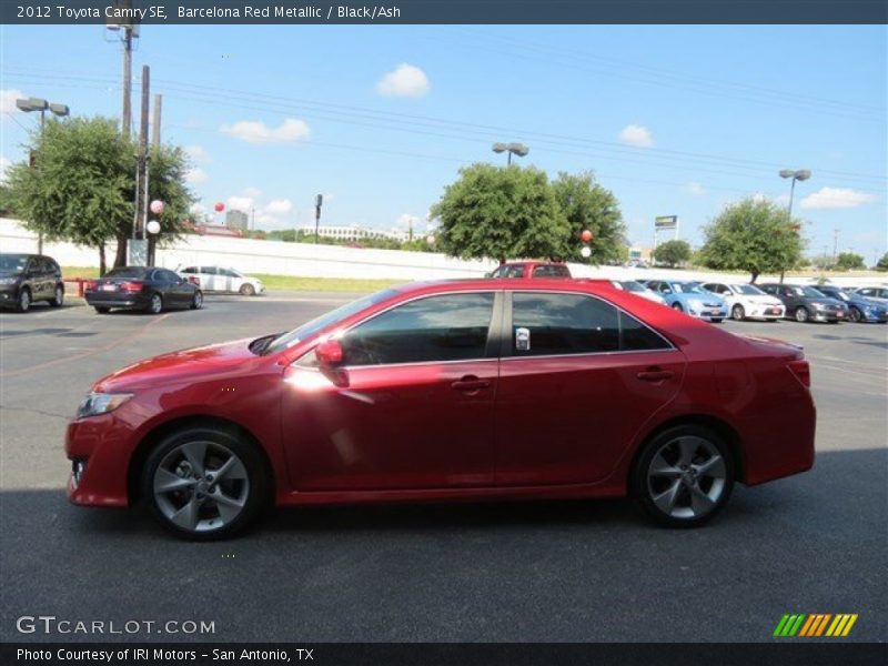 Barcelona Red Metallic / Black/Ash 2012 Toyota Camry SE