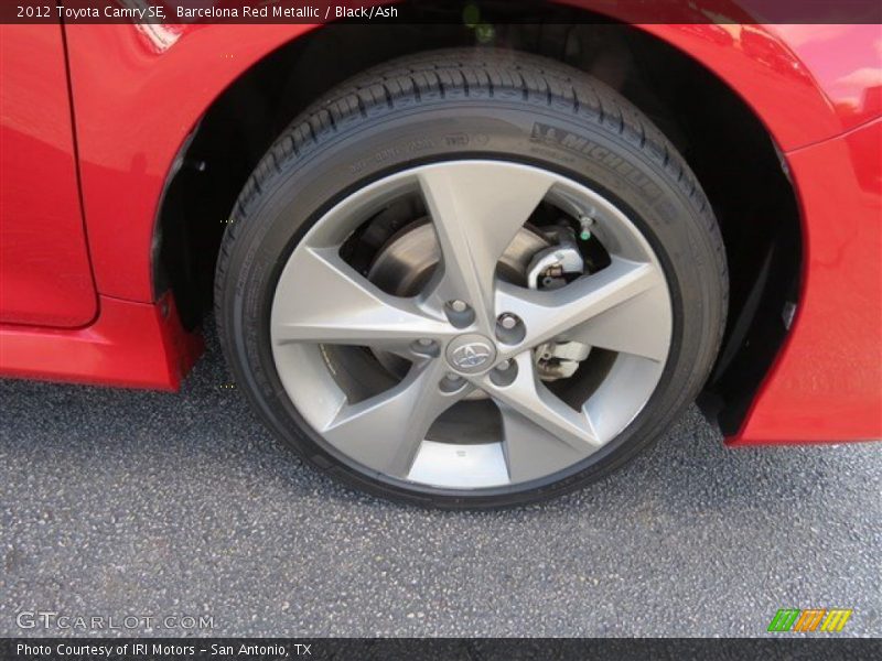 Barcelona Red Metallic / Black/Ash 2012 Toyota Camry SE