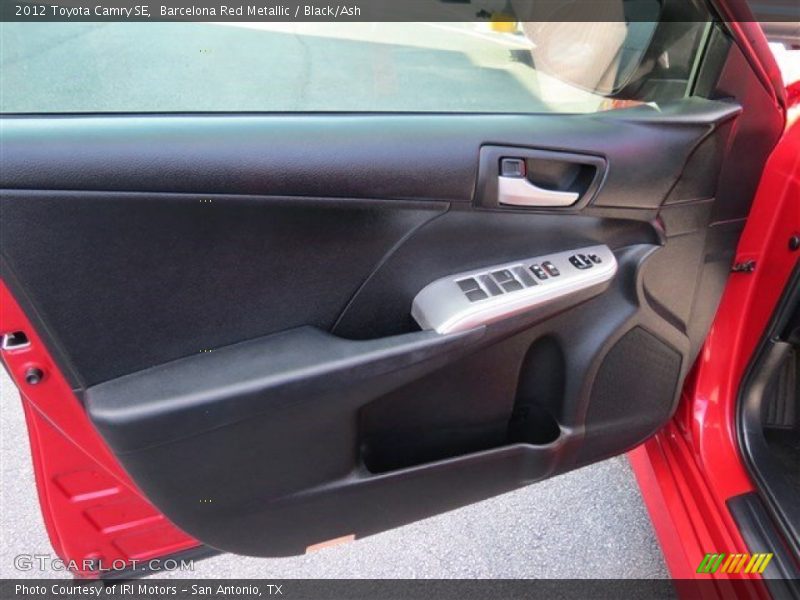 Barcelona Red Metallic / Black/Ash 2012 Toyota Camry SE