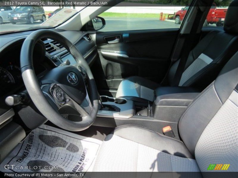 Barcelona Red Metallic / Black/Ash 2012 Toyota Camry SE