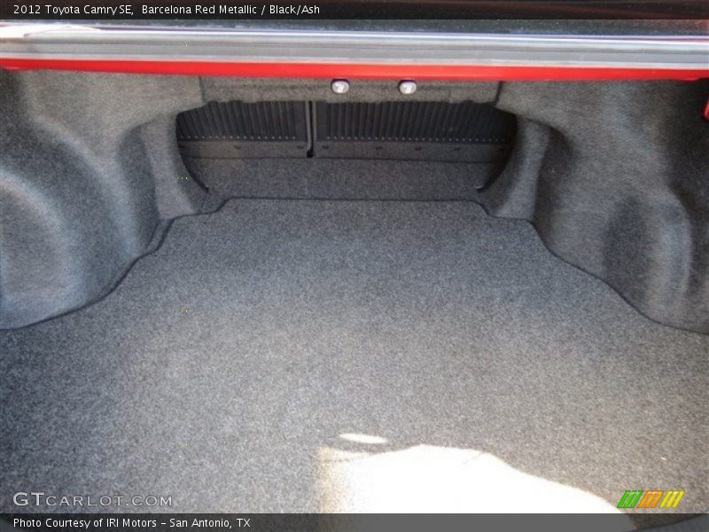 Barcelona Red Metallic / Black/Ash 2012 Toyota Camry SE