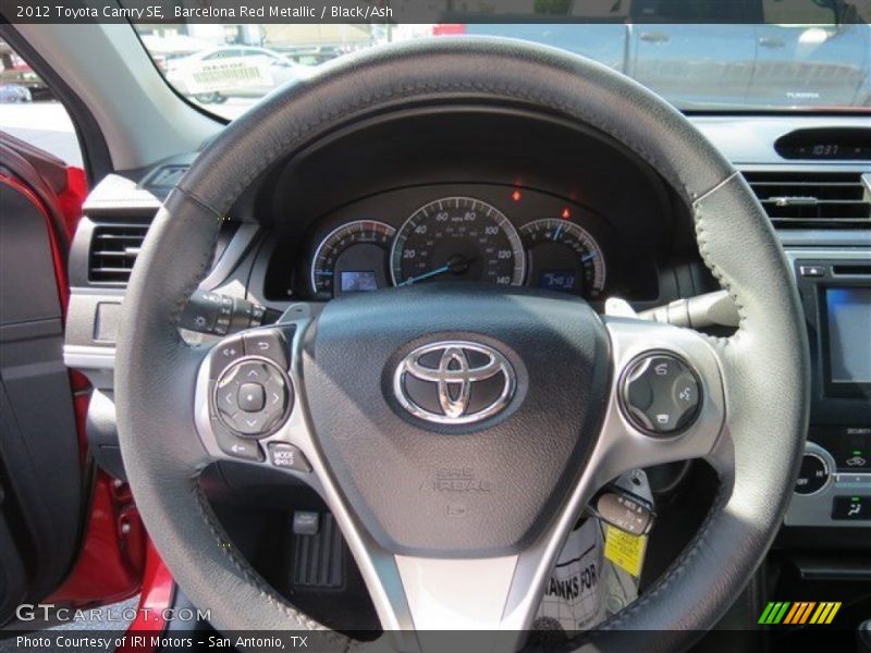 Barcelona Red Metallic / Black/Ash 2012 Toyota Camry SE