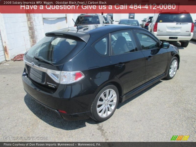 Obsidian Black Pearl / Carbon Black 2008 Subaru Impreza WRX Wagon
