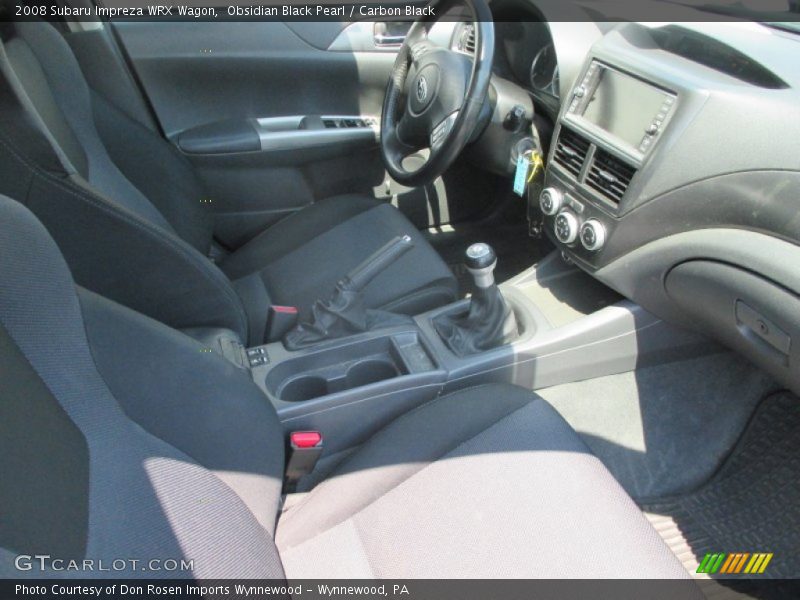 Obsidian Black Pearl / Carbon Black 2008 Subaru Impreza WRX Wagon