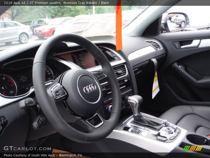Monsoon Gray Metallic / Black 2016 Audi A4 2.0T Premium quattro