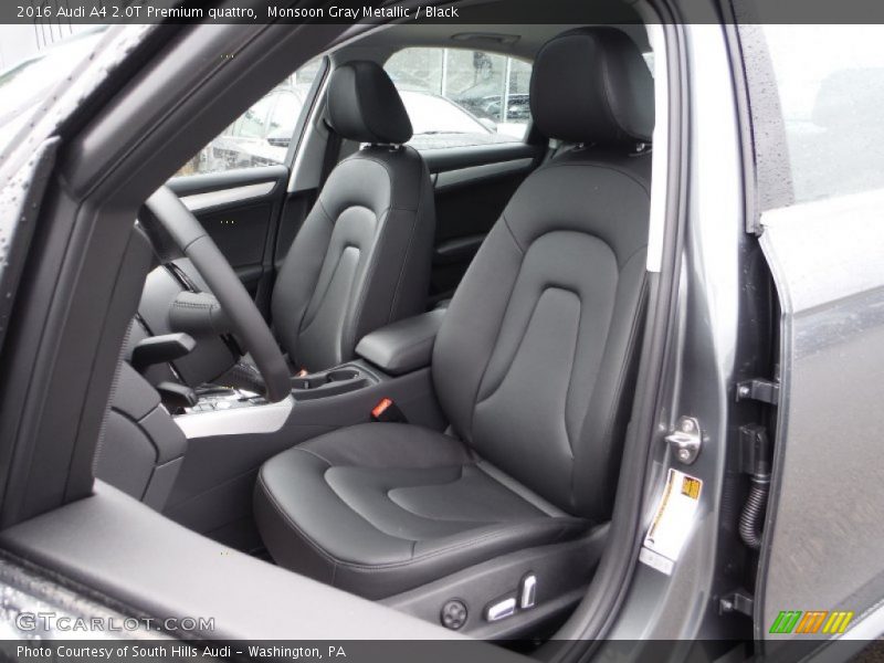 Front Seat of 2016 A4 2.0T Premium quattro